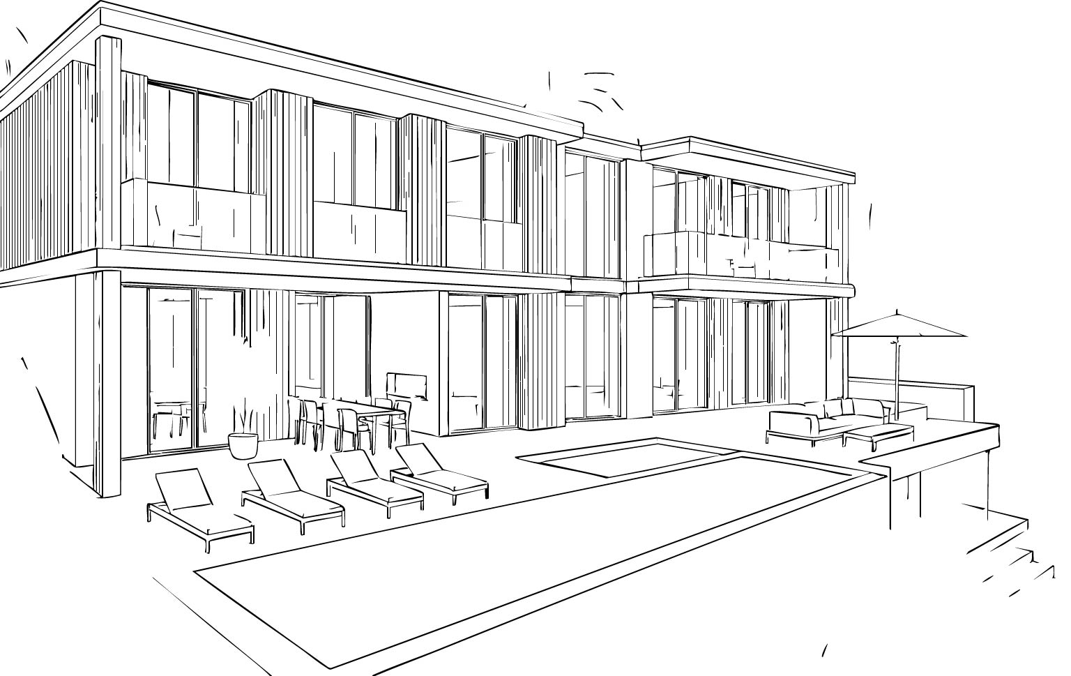 Mallorca platform, structure sketch.